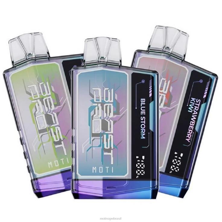 MOTI Brasil 2Z02643 | MOTI Beast Pro vape descartável (5%, 10.000 baforadas) limão duplo