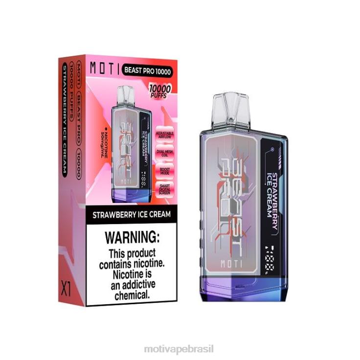 MOTI Brasil 2Z02643 | MOTI Beast Pro vape descartável (5%, 10.000 baforadas) limão duplo