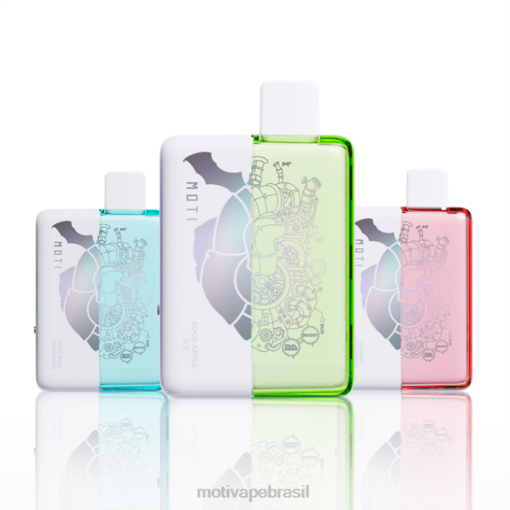 MOTI Brasil 2Z02663 | MOTI Duo 9.000 vape descartáveis ​​(5%, 9.000 baforadas) menta refrescante