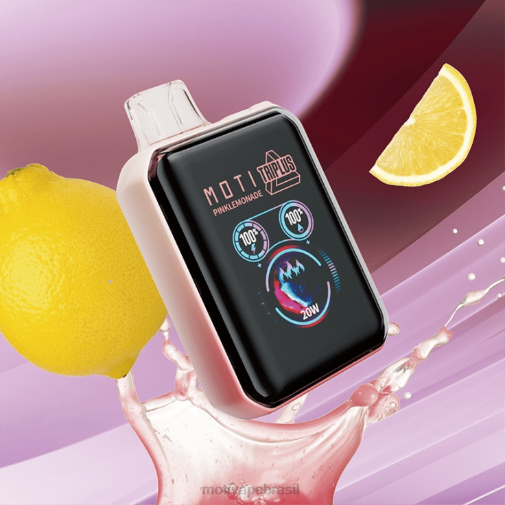 MOTI Vape Pods Brasil 2Z0265 | MOTI Triplus Vaporizador descartável de 20k (5%, 20.000 baforadas) hortelã de miami