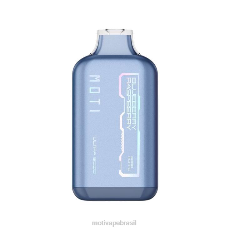 MOTI Vape Amazon 2Z02629 | MOTI Ultra vaporizador descartável (5%, 6.000 baforadas) framboesa mirtilo