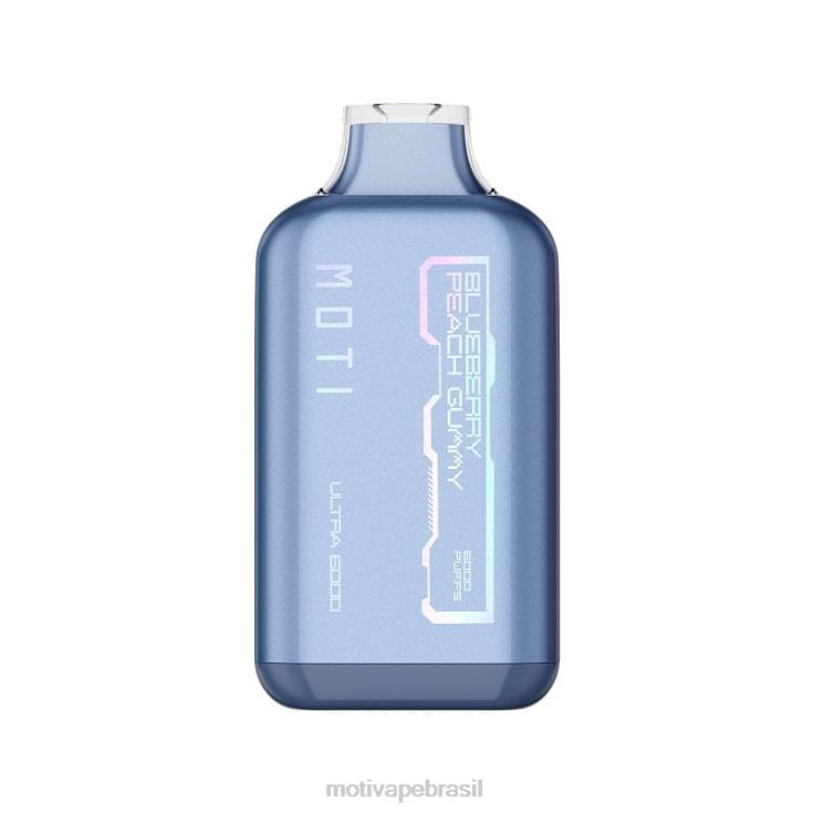 MOTI Vape Amazon 2Z02629 | MOTI Ultra vaporizador descartável (5%, 6.000 baforadas) framboesa mirtilo