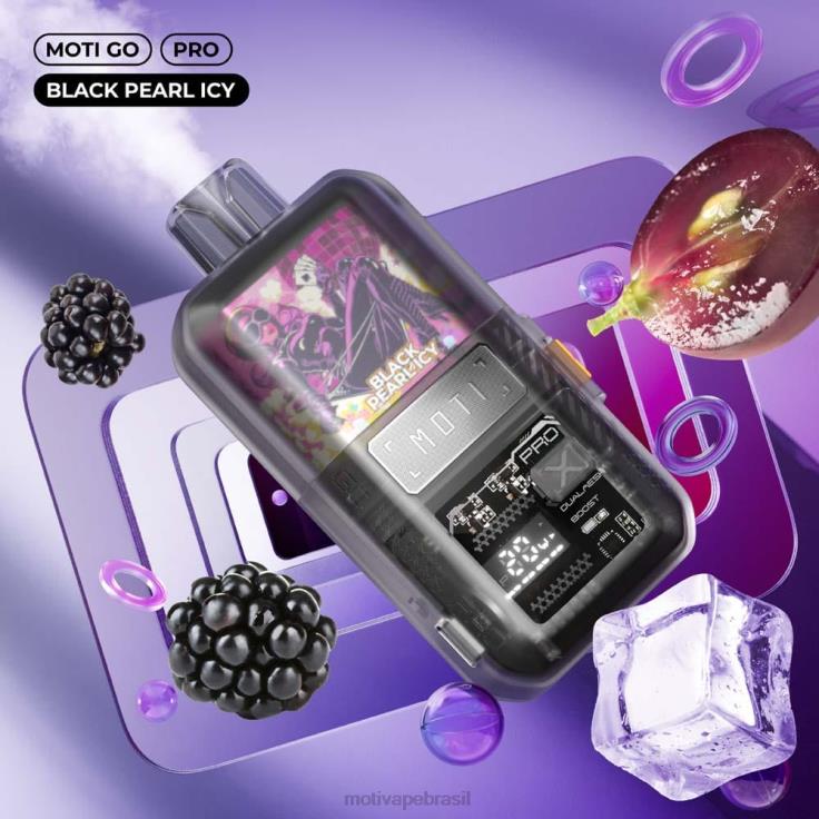 MOTI Vape Amazon 2Z02619 | MOTI Go Pro vape descartável (5%, 12.000 baforadas) névoa roxa