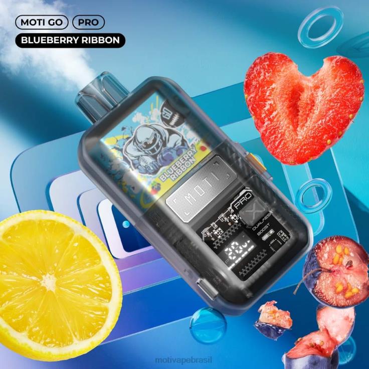 MOTI Vape Amazon 2Z02619 | MOTI Go Pro vape descartável (5%, 12.000 baforadas) névoa roxa